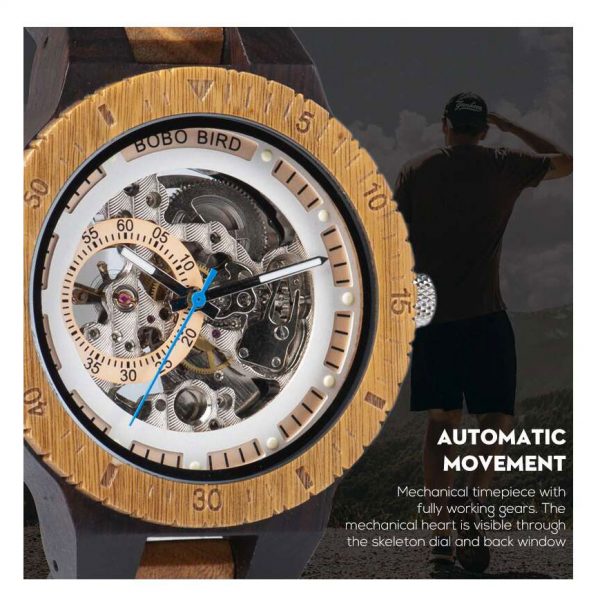 Bobo Bird London Mens Wood Watch UK 7