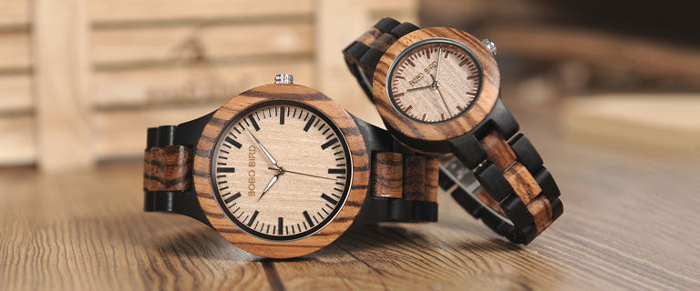 wooden watch shop banner