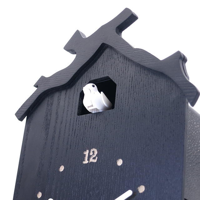 Cuckoo Clock Wooden Modern Black UK